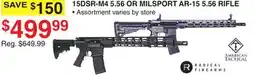 Dunham's Sports RADICAL FIREARMS 15DSR-M4 5.56 OR MILSPORT AR-15 5.56 RIFLE offer