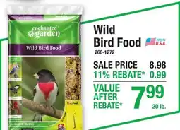 Menards Wild Bird Food offer