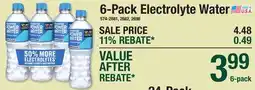 Menards 6-Pack Electrolyte Water offer