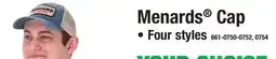 Menards Menards Cap offer