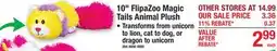 Menards 10 FlipaZoo Magic Tails Animal Plush offer