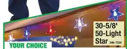 Menards 30-5/8˝ 50-Light Star offer