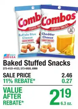 Menards Baked Stuffed Snacks offer
