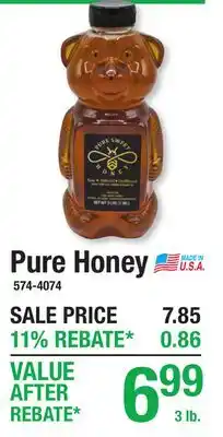 Menards Pure Honey Sweeteners offer