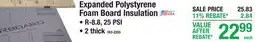 Menards Expanded Polyethylene Foam Board Insulation Panels offer