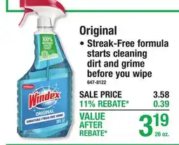 Menards Windex Original offer