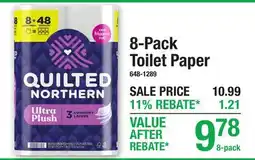 Menards 8-Pack Toilet Paper offer