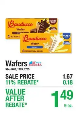 Menards Wafers offer