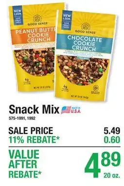 Menards Snack Mix offer