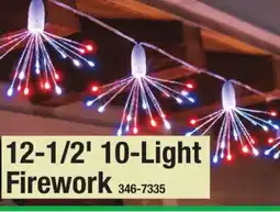 Menards 12-1/2' 10-Light Firework offer