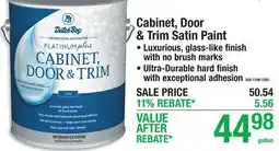 Menards Cabinet, Door & Trim Satin Paint offer