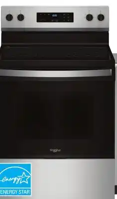 Menards Whirlpool 5.3 cu. ft. Electric Range offer