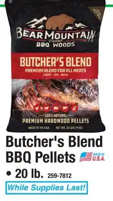 Menards Butcher's Blend BBQ Pellets offer
