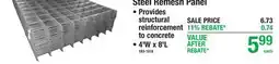 Menards Steel Reinforced Panel offer