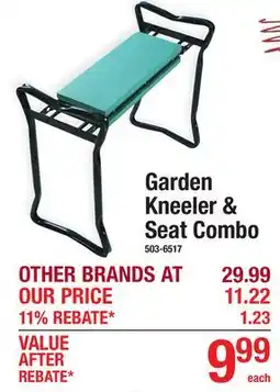 Menards Garden Kneeler & Seat Combo offer