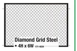 Menards Diamond Grid Steel No-Dig Panels offer