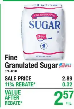 Menards Fine Granulated Sugar offer