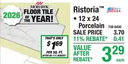 Menards Ristoria 12 x 24 Porcelain offer