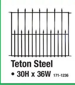 Menards Teton Steel offer