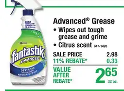 Menards Advanced Grease offer