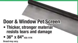 Menards Door & Window Pet Screen offer
