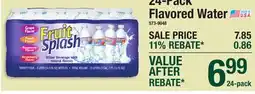 Menards 24-Pack Flavored Water offer