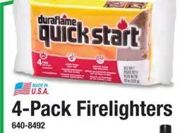 Menards 4-Pack Firelighters offer