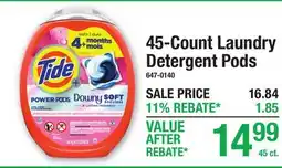 Menards 45-Count Laundry Detergent Pods offer