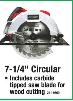 Menards 7-1/4 Circular Saw offer