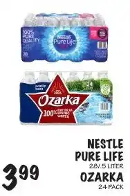 Foodarama Nestle pure life ozarka offer