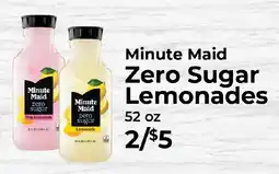 Sunset Foods Minute Maid Zero Sugar Lemonades offer