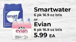 Sunset Foods Smartwater or Evian offer