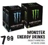 Foodarama Monster energy drinks offer