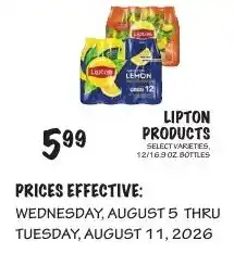 Foodarama Lipton Products offer
