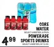 Foodarama Core Water Powerade Sports Drinks offer