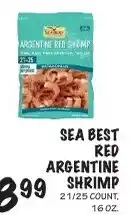 Foodarama Sea Best red argentine shrimp offer