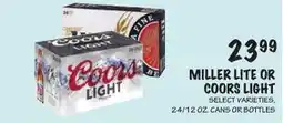 Foodarama Miller Lite or Coors Light offer
