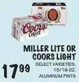 Foodarama Miller Lite or Coors Light offer