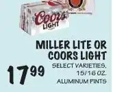 Foodarama Miller Lite or Coors Light offer