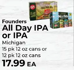 Sunset Foods Founders All Day IPA or IPA offer