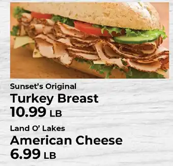 Sunset Foods Sunset's Original Turkey Breast offer