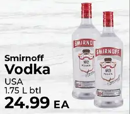 Sunset Foods Smirnoff Vodka offer