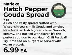 Sunset Foods Marieke hatch pepper gouda spread offer