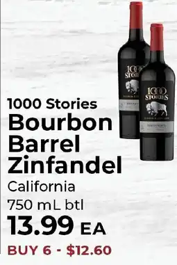 Sunset Foods 1000 Stories Bourbon Barrel Zinfandel offer
