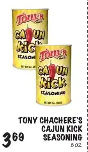Foodarama Tony Chachere's cajun kick seasoning offer