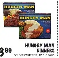 Foodarama Hungry Man dinners offer
