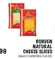 Foodarama Borden natural cheese slices offer