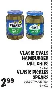 Foodarama Vlasic ovals hamburger dill chips offer