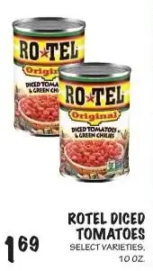 Foodarama Rotel diced tomatoes offer