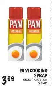 Foodarama Pam cooking spray offer
